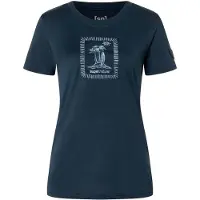 Super.natural - Women's Palm Island Bio Jersey Tee - Camiseta de merino size S, azul