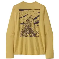 Patagonia - L/S Cap Cool Daily Shirt Cloud Crag - Camiseta funcional size XXL, beige