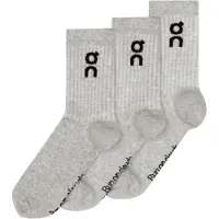 ON - Logo Sock High 3-Pack - Calcetines multifuncionales size 39-42,5, gris
