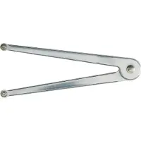 AMF Llave ajustable para roscas internas de forma cónica (), acero inoxidable, rango de 11-60 mm, con espiga de 4 mm, modelo 50526