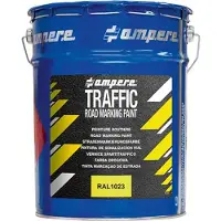 Ampere Pintura para marcas viales, color amarillo, 5 kg. Código de producto: 3495881920016