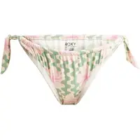 Roxy - Women's Hibiscus Daze Ties Moderate - Parte inferior de bikini size XXL, blanco