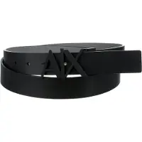 Armani Exchange para hombre. 951017CC50561120 Cinturón de piel negro (32), Casual, Clásico, outlet 2026.
