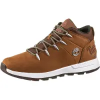 Timberland para hombre. TB0A25DCF131 Botas de piel Sprint Trekker Mid marrón (43), Plano, Cordones, Casual, Sostenible, outlet 20