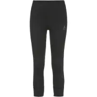 Odlo - Women's Base Layer Bottom 3/4 Active Warm Eco - Ropa interior fibra sintética size XL, negro