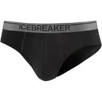 Icebreaker - Anatomica Briefs - Ropa interior merino size S, negro