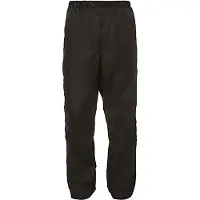 Vaude - Fluid Full-Zip Pants II - Pantalones de ciclismo size S - Regular, negro/gris