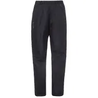Vaude - Women's Fluid Full-Zip Pants - Pantalones impermeables size 34, negro