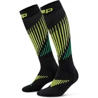 Cep - Core Run Merino Tall 3.0 - Calcetines de compresión size III, negro