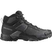 Salomon - Zapatillas de senderismo Hombre - X Ultra 5 Mid GTX M Black / Asphalt / Castlerock - Talla 46 2/3 - Negro