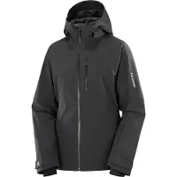 Salomon - Chaquetas de esquí mujer - Highland Jacket W Deep Black para Mujer - Talla XS - Negro