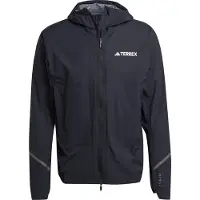 Adidas - Ropa para trail running - Xperior Light Rain Jkt M Black - Talla L - Negro