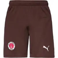 Puma Pantalón deportivo 'FC St. Pauli 25/26' marrón oscuro / rojo sangre / blanco