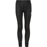 Odlo - Kid's Base Layer Bottom Long Active Warm Eco - Ropa interior fibra sintética size 128, negro/gris