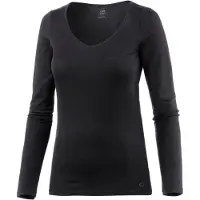 Icebreaker - Ropa interior térmica mujer - W Merino 150 Siren LS Sweetheart Black para Mujer de Lana - Talla XS - Negro