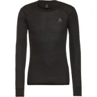 Odlo - Base Layer Top Crew Neck L/S Active Warm Eco - Ropa interior fibra sintética size XL, negro