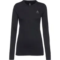 Odlo - Women's Merino 160 Bl Top Crew Neck L/S - Ropa interior merino size XS, negro
