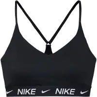Nike Sujetador deportivo 'Indy' negro / blanco