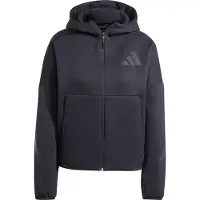 Adidas Sudadera con cremallera deportiva 'Z.N.E.' gris / negro