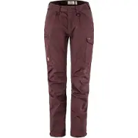 Fjällräven - Women's Kaipak Trousers Curved - Pantalones de trekking size 44 - Fixed Length, marrón
