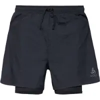 Odlo - Zeroweight 5'' 2-In-1 Short - Pantalones cortos de running size XXL, negro