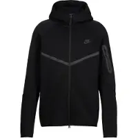 Nike Sudadera con cremallera 'Tech Fleece' gris oscuro / negro