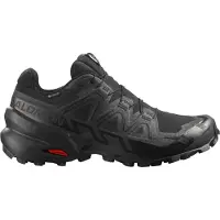 Salomon - Zapatillas de trail - Speedcross 6 Gtx W Black/Black/Phantom para Mujer - Talla 37 1/3 - Negro