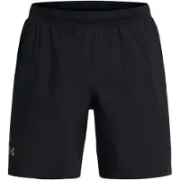 Under Armour Pantalón deportivo 'Launch 7' gris / negro
