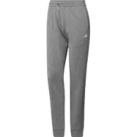 Adidas adidasPantalón AEROREADY Game and Go Regular Tapered Fleece L Medium Grey Heather / White Mujer