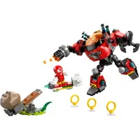 LEGO Knuckles vs. Meca Egg Crusher del Dr. Eggman
