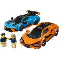 LEGO Lamborghini Revuelto y Huracán STO
