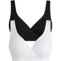 Bonprix Sujetador de lactancia negro / blanco