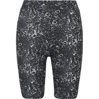 Urban Classics Ladies Aop Cycle Shorts 2-pack Black/white+black Talla: S | Shorts Deportivos Outlet | Mujer | Negro