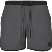Urban Classics Bermudas gris oscuro / negro