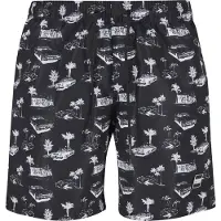 Urban Classics Bermudas gris / negro / blanco