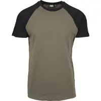 Urban Classics Camiseta oliva / negro