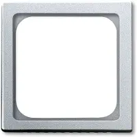 ABB BUSCH JAEGER 1710-0-3677 - Aluminio - Sin tornillos - Compatible con todas las marcas - 63 mm - 63 mm - 51 x 51 mm