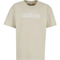 Urban Classics Camiseta 'Cursive Bold' camelo / blanco
