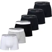 Gant Calzoncillo boxer marino / gris moteado / negro / blanco