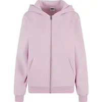 Urban Classics Sudadera con cremallera rosa claro