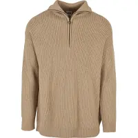 Urban Classics Oversized Knitted Troyer Unionbeige Talla: M | Jerséis cuello Alto Outlet | Hombre
