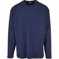Urban Classics Ultra Heavy Oversized Longsleeve Darkblue Talla: S | Manga Larga Outlet | Hombre | Azul