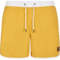Urban Classics Bermudas 'Retro' dorado / blanco