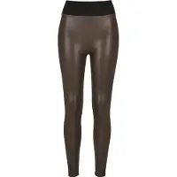 Urban Classics Leggings marrón oscuro / negro