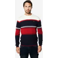 KOROSHI Jersey navy / rojo oscuro / blanco