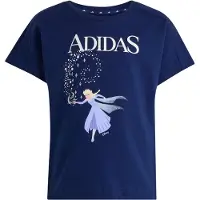 Adidas adidasCAMISETA DISNEY FROZEN 140 Dark Blue / White Niño