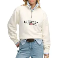 Superdry Sudadera Con Media Cremallera Athletic Essential Graphic