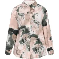 Usha Blusa verde oscuro / talco / altrosa / blanco