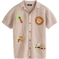 Next Cárdigan beige / marrón / verde / negro