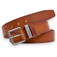 Pepe Jeans para hombre. PM0200004 Cinturón Ezra marrón (90 cm), Casual, Piel, outlet 2026.
